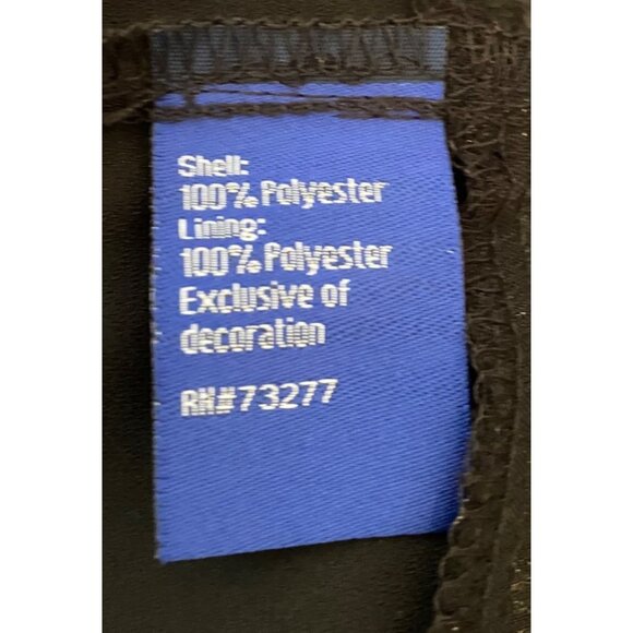 Metallic Gold APT.9 Womens Long Sleeve Blouse XL Layered Design - Picture 4 of 9